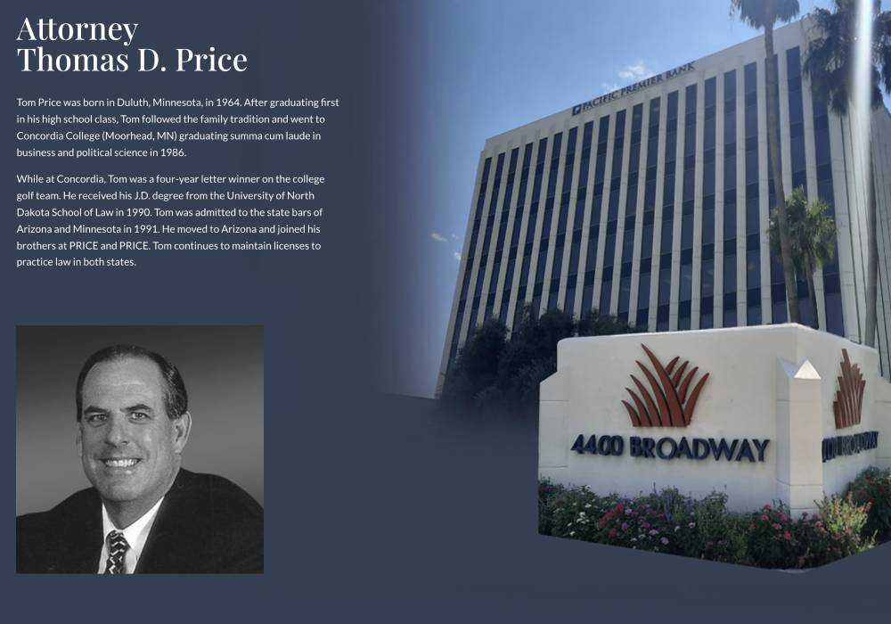 Attorney Thomas D. Price Attorney Profile Price and Price